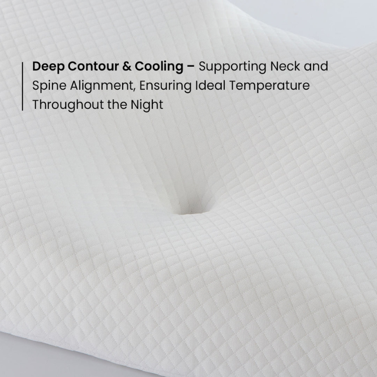 ergonomic cloud pillow