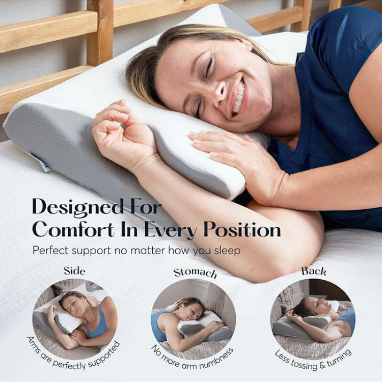 ergonomic cloud pillow